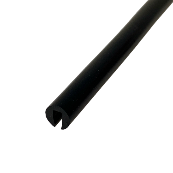 Perfil Borracha U Galão Acabamento U004 2,0x6,5x6,5mm 1mt