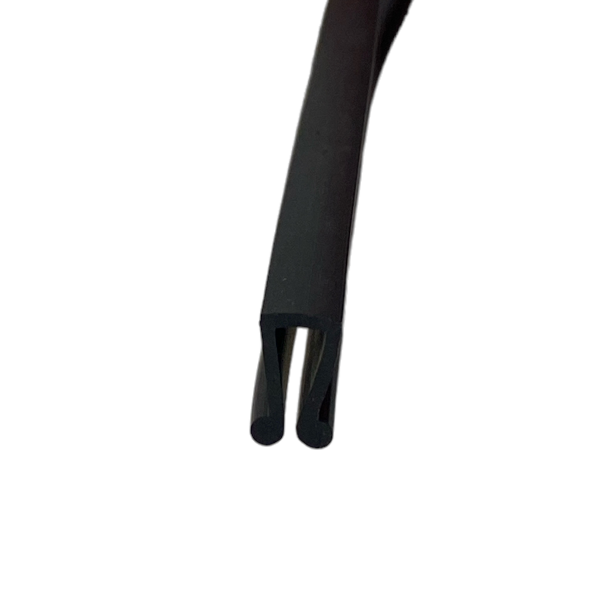 Perfil Borracha U Galão Acabamento U009 4,0x6,5x11mm 1mt