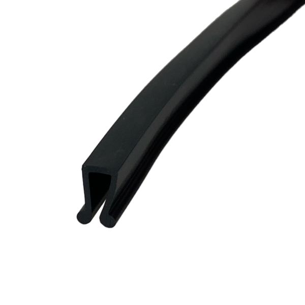 Perfil Borracha U Galão Acabamento U009 4,0x6,5x11mm 1mt