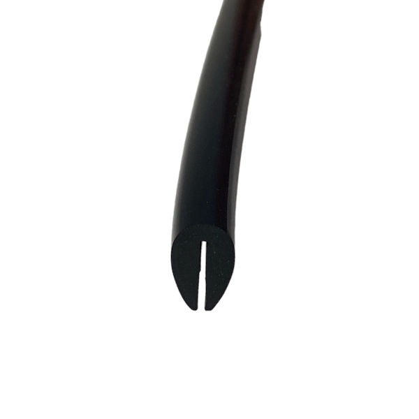 Perfil Borracha U Galão Acabamento U027 1,0x7,0x12,5mm 1mt