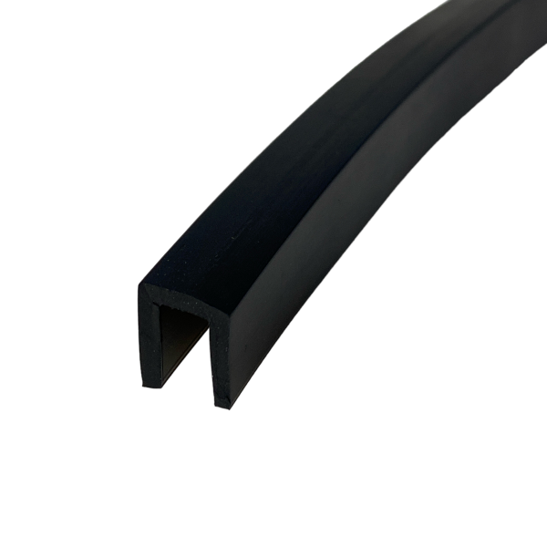 Perfil Borracha U Galão Acabamento U036 6,0x10x12mm 1mt