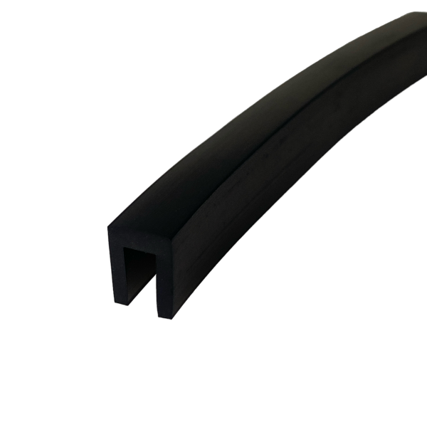 Perfil Borracha U Galão Acabamento U041 5,0x10,0x12mm 1mt