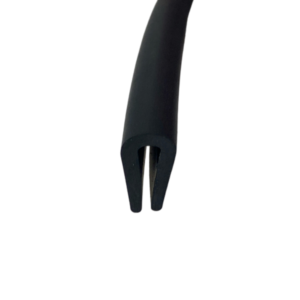 Perfil Borracha U Galão Acabamento U113 4,0x8,5x14mm 1mt