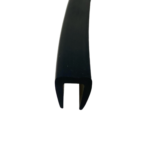 Perfil Borracha U Galão Acabamento U121 8,0x13x15mm 1mt