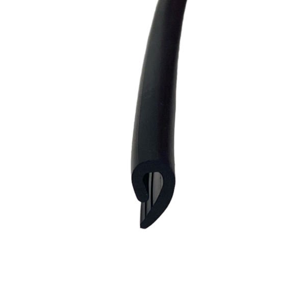 Perfil Borracha U Galão Acabamento U101 3,0x6,5x12mm 1mt