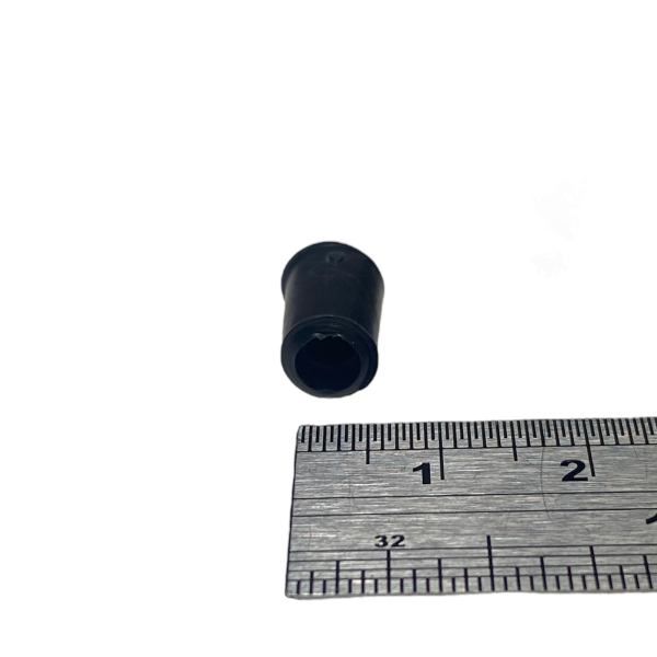 Ponteira Pé Cadeira Externa Redonda 5/32 4mm Preta 1un