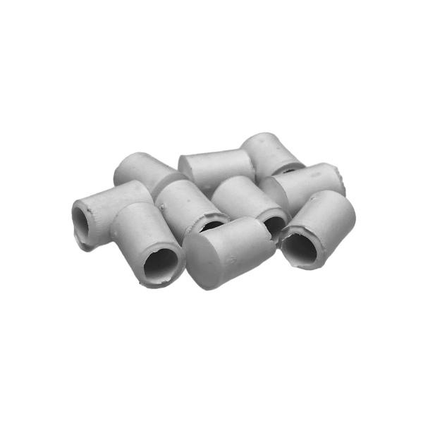 Ponteira Pé Cadeira Externa Redonda 3/16 5mm Branca 1un