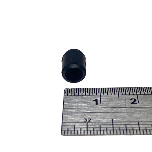 Ponteira Pé Cadeira Externa Redonda 3/16 5mm Preta 1un