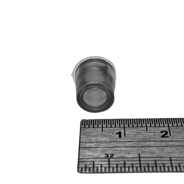 Ponteira Pé Cadeira Externa 1/4 6mm Transparente 1un