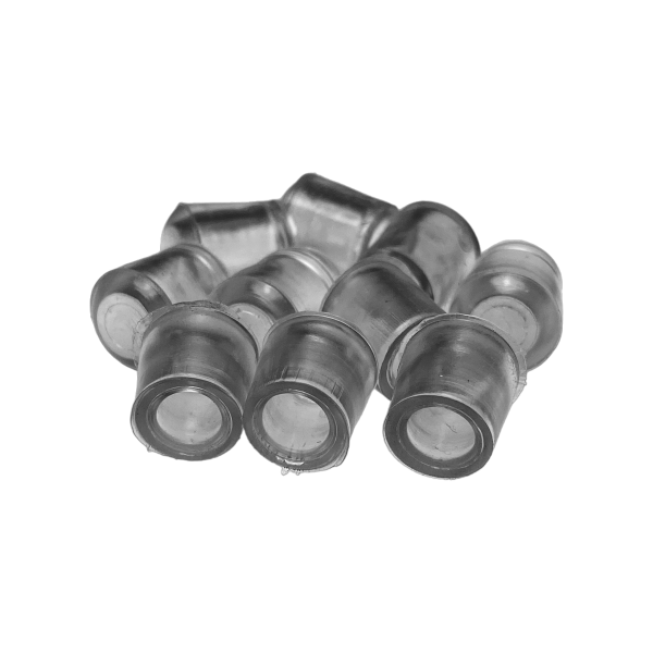 Ponteira Pé Cadeira Externa 1/4 6mm Transparente 1un