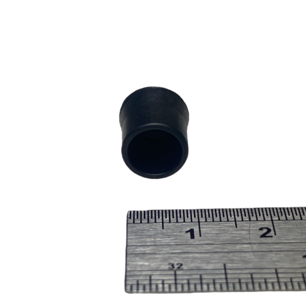 Ponteira Pé Cadeira Externa Redonda 5/16 8mm Preta 1un
