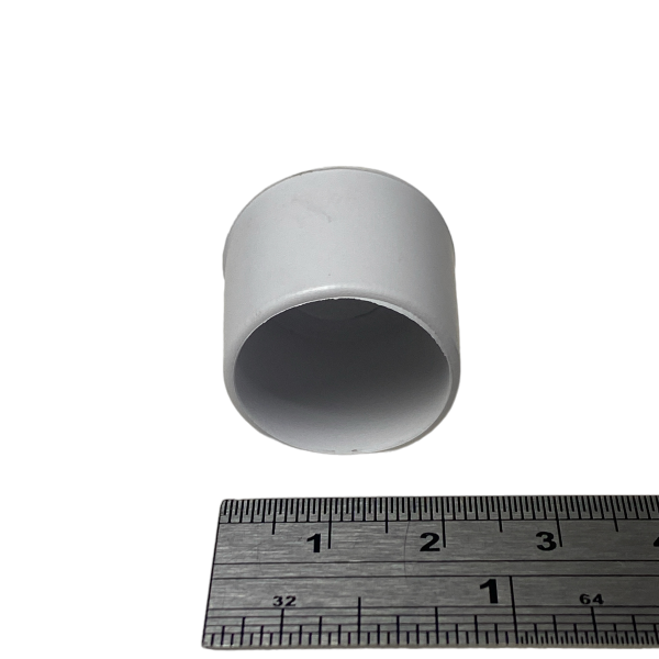 Ponteira Pé Cadeira Externa Redonda 3/4 19mm Branca 1un