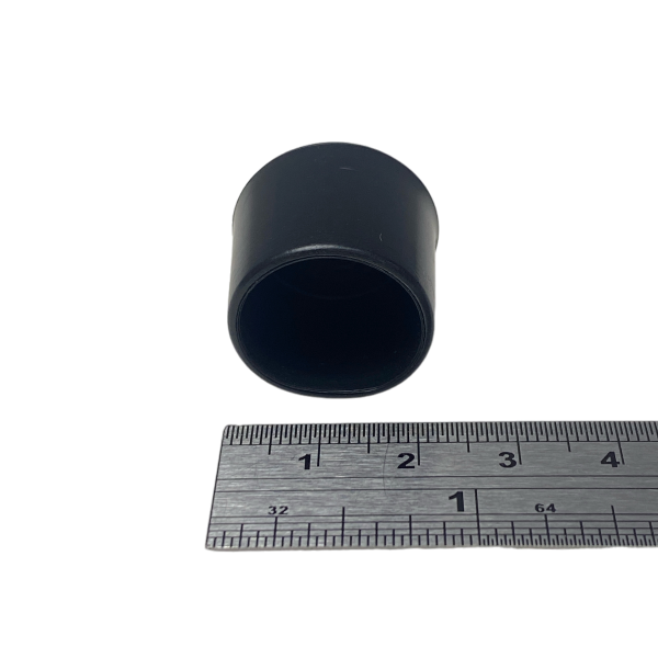 Ponteira Pé Cadeira Externa Redonda 3/4 19mm Preta 1un