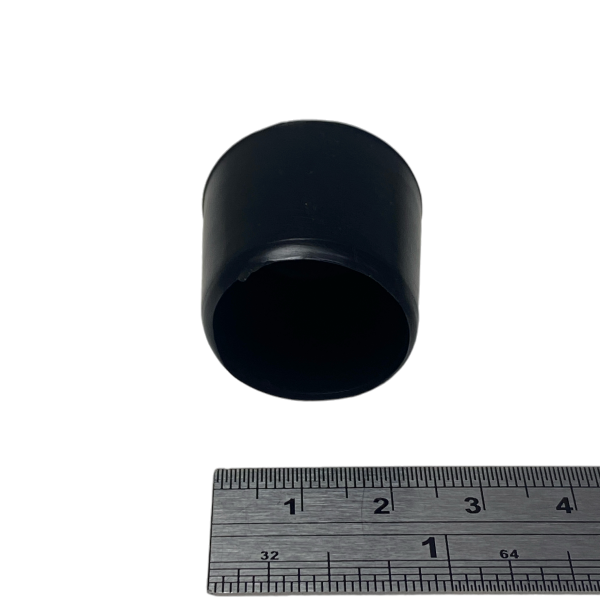 Ponteira Pé Cadeira Externa Redonda 7/8 22mm Preta 1un