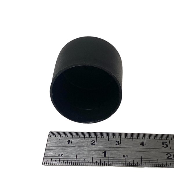 Ponteira Pé Cadeira Externa Redonda 1.1/8 28mm Preta 1un