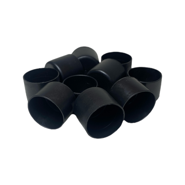 Ponteira Pé Cadeira Externa Redonda 1.1/8 28mm Preta 1un