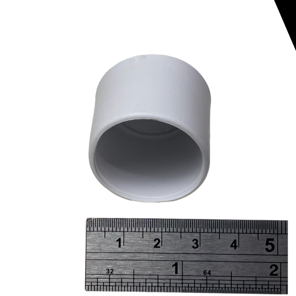 Ponteira Pé Cadeira Externa Redonda 1.1/4 32mm Branca 1un