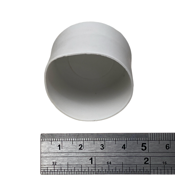 Ponteira Pé Cadeira Externa Redonda 1.3/4 45mm Branca 1un