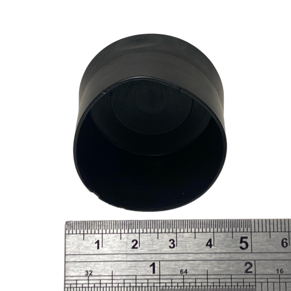 Ponteira Pé Cadeira Externa Redonda 1.3/4 45mm Preta 1un