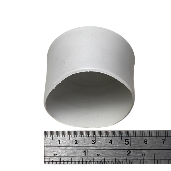 Ponteira Pé Cadeira Externa Redonda 2 Pol 50mm Branca 1un