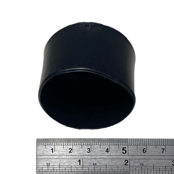 Ponteira Pé Cadeira Externa Redonda 2 Pol 50mm Preta 1un