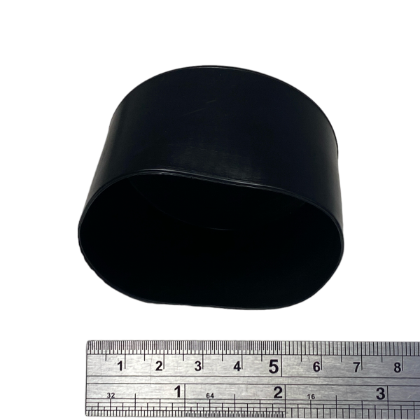 Ponteira Pé Cadeira Externa Redonda 2.1/2 63mm Preta 1un