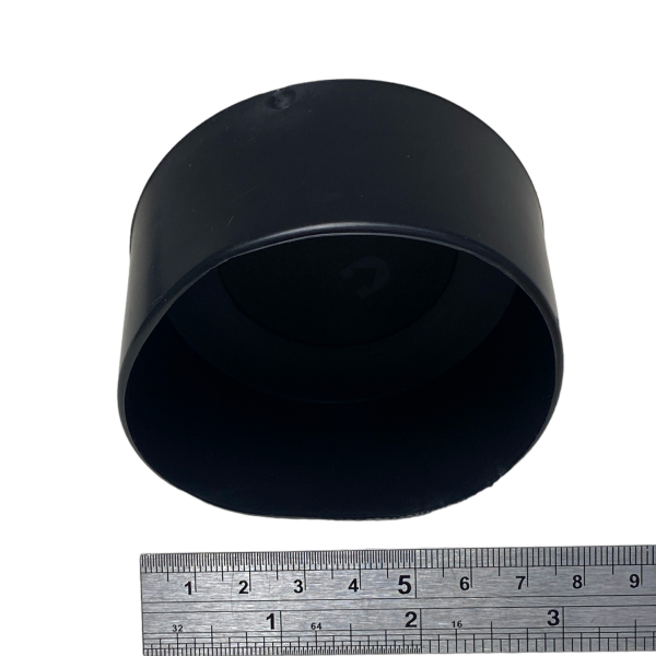 Ponteira Pé Cadeira Externa Redonda 3 Pol 76mm Preta 1un