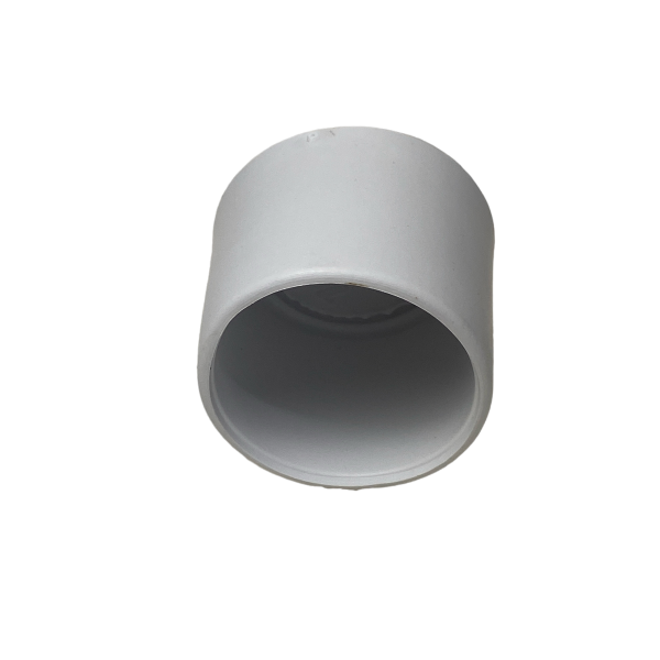 Ponteira Pé Cadeira Externa Redonda 1.1/8 28mm Branca 1un