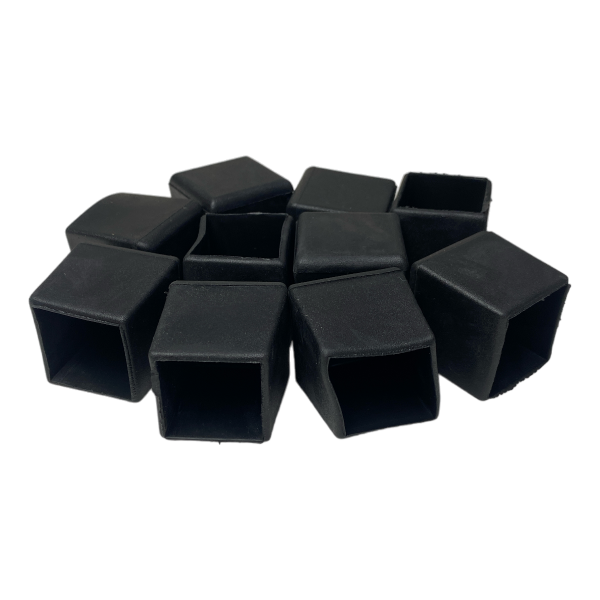 Ponteira Pézinho Pé Cadeira Externa Quadrada 25x25mm 1un