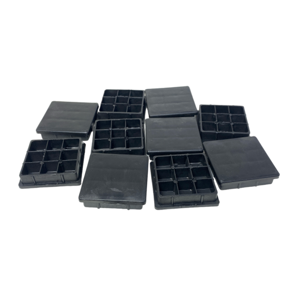 Ponteira Interna Para Pé De Cadeira Quadrada 80x80mm 1un