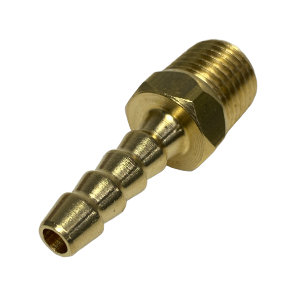 Espigão Espiga Latão Rosca Macho 1/4 X Mangueira 1/4