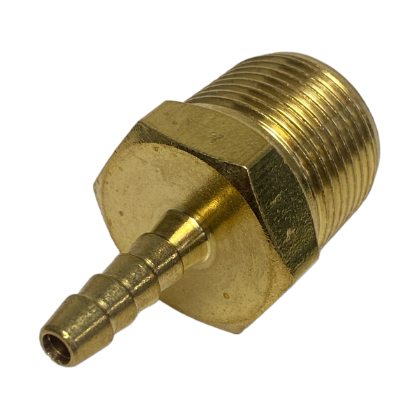 Espigão Espiga Latão Rosca Macho 3/4 X Mangueira 1/4