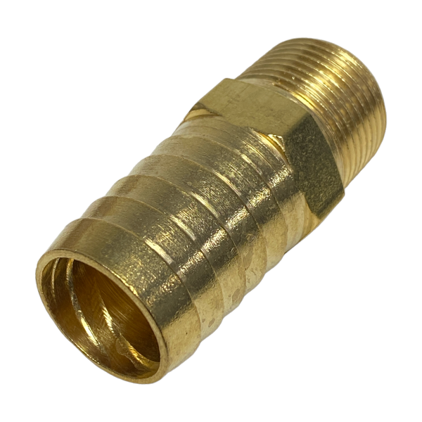 Espigão Espiga Latão Rosca Macho 3/4 X Mangueira 1 Pol