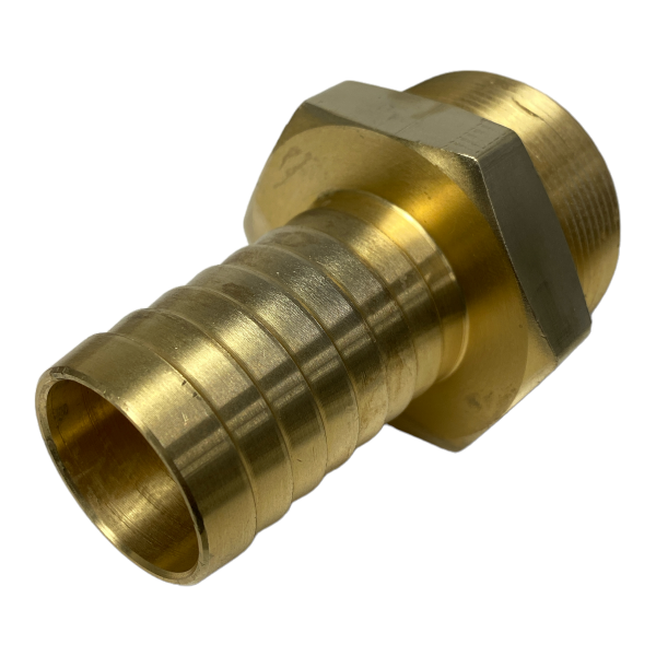 Espigão Espiga Latão Rosca Macho 2 Pol X Mangueira 1.1/2