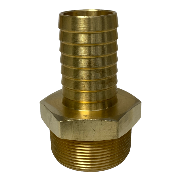 Espigão Espiga Latão Rosca Macho 2 Pol X Mangueira 1.1/2