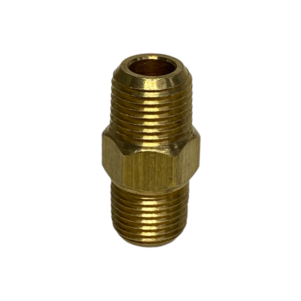 Niple Duplo Latão Rosca NPT 1/8 x 1/8 Macho União Junção
