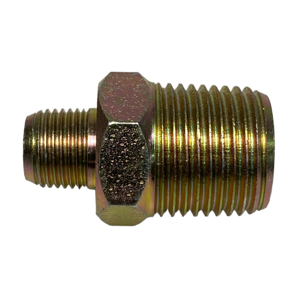 Niple Duplo Aço Redução Rosca NPT 3/8 x 1/8 Macho União