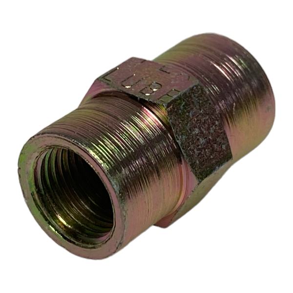 Luva União Aço Rosca Fêmea 1/8 x 1/8 Conexão Emenda