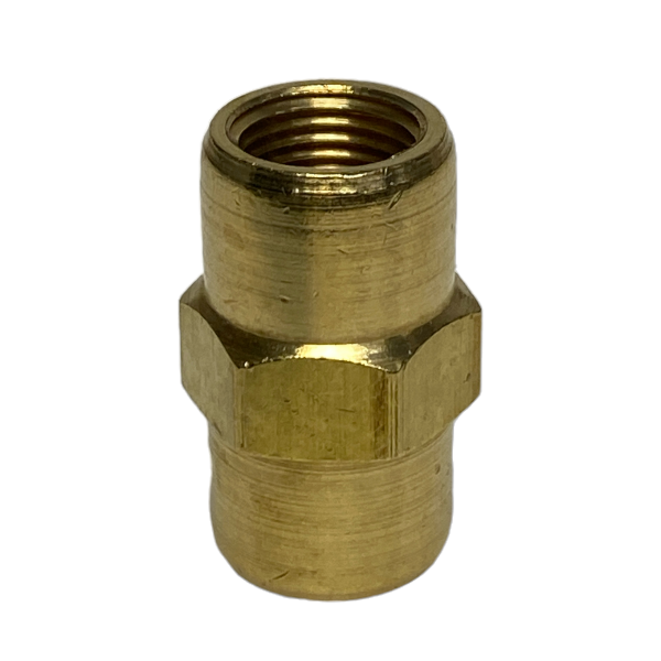 Luva União Latão Rosca Fêmea 1/8 x 1/8 Conexão Emenda
