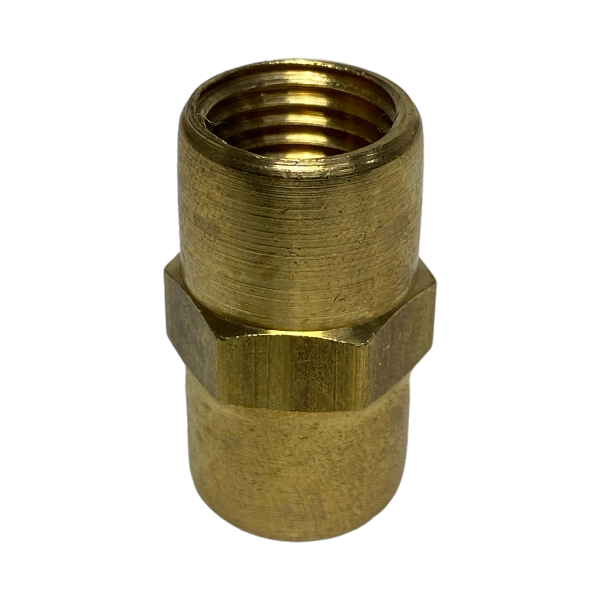 Luva União Latão Rosca Fêmea 1/4 x 1/4 Conexão Emenda