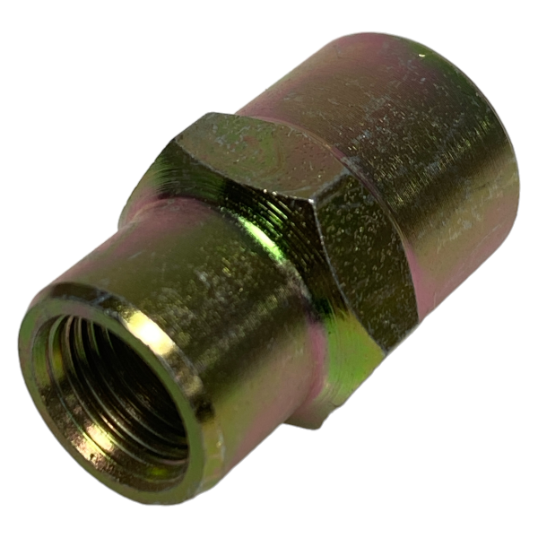 Luva Redução Aço Rosca Fêmea 1/4 x 1/8 Conexão Emenda