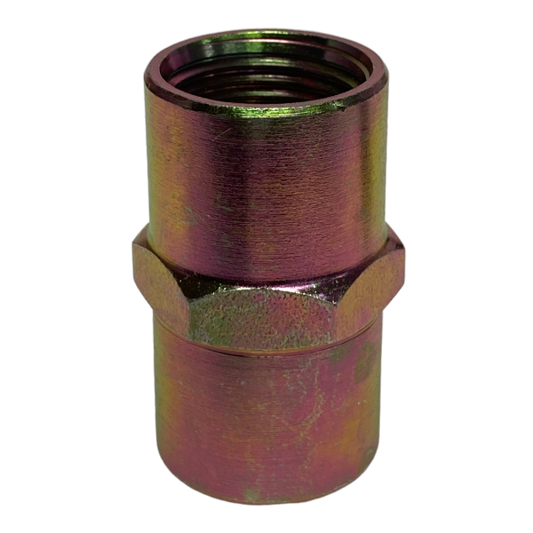 Luva União Aço Rosca Fêmea 3/8 x 3/8 Conexão Emenda