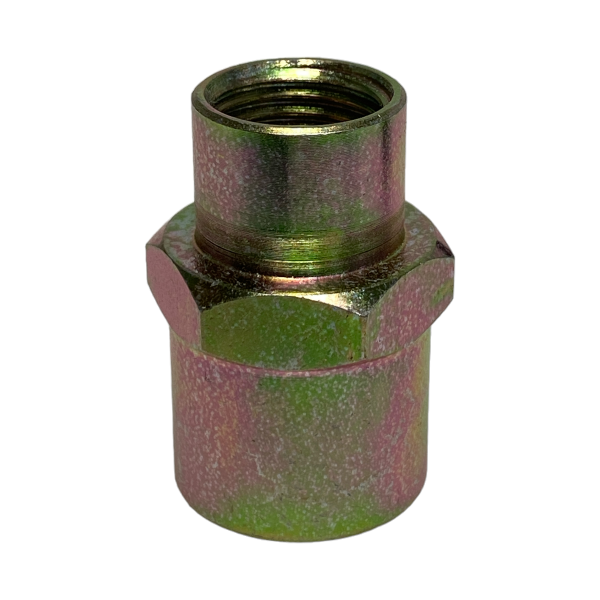 Luva Redução Aço Rosca Fêmea 3/8 x 1/4 Conexão Emenda