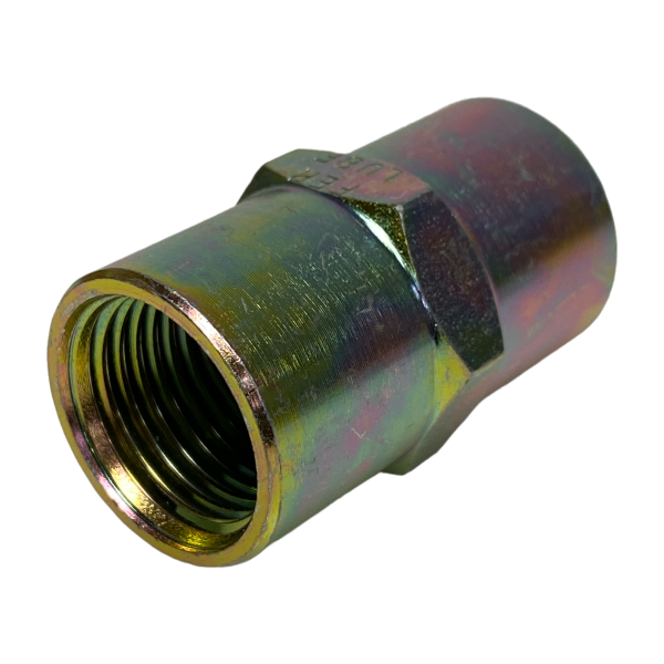 Luva União Aço Rosca Fêmea 1/2 x 1/2 Conexão Emenda