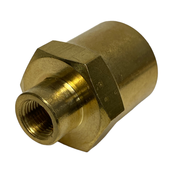 Luva Redução Aço Rosca Fêmea 1/2 x 1/8 Conexão Emenda