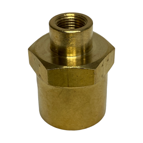 Luva Redução Aço Rosca Fêmea 1/2 x 1/8 Conexão Emenda