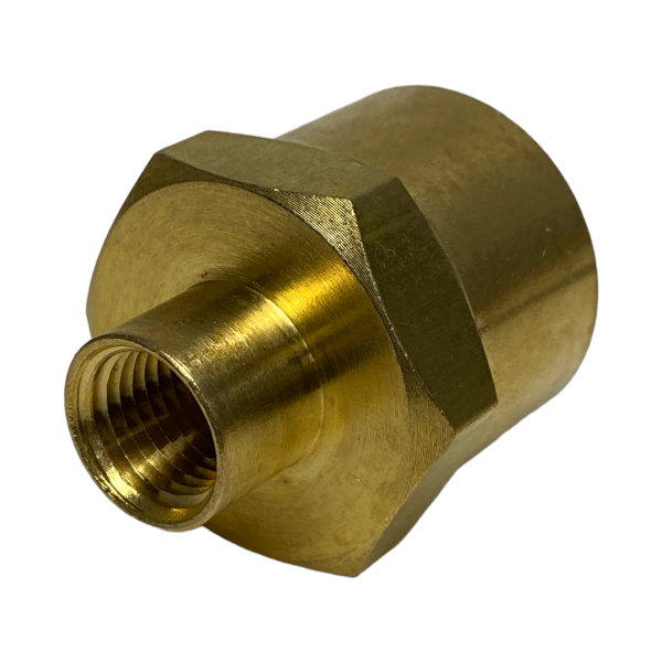 Luva Redução Latão Rosca Fêmea 3/4 x 1/4 Conexão Emenda