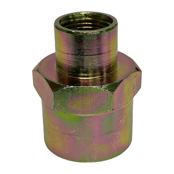 Luva Redução Aço Rosca Fêmea 3/4 x 3/8 Conexão Emenda