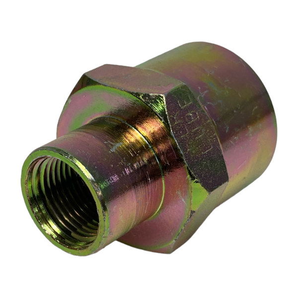 Luva Redução Aço Rosca Fêmea 3/4 x 3/8 Conexão Emenda