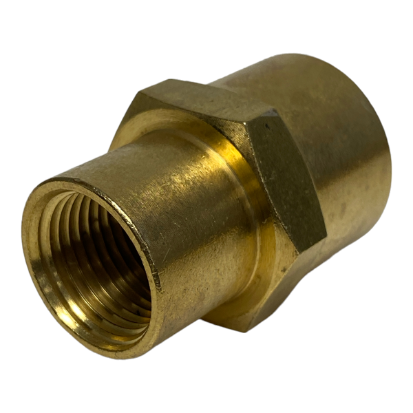 Luva Redução Latão Rosca Fêmea 3/4 x 1/2 Conexão Emenda